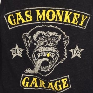 GAS MONKEY Tank Top Graphic Tee black Small